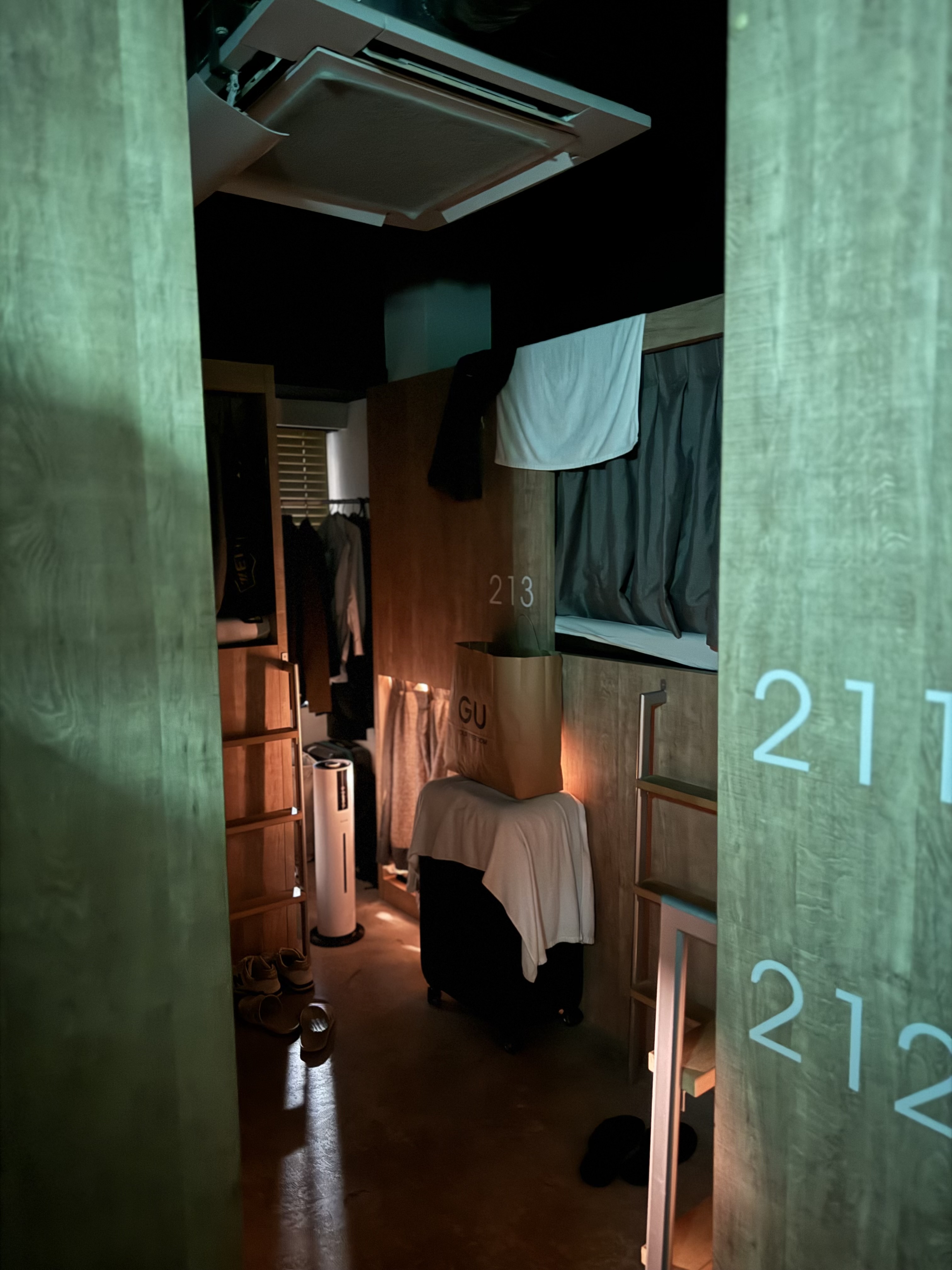 Capsule hotel in Asakusa