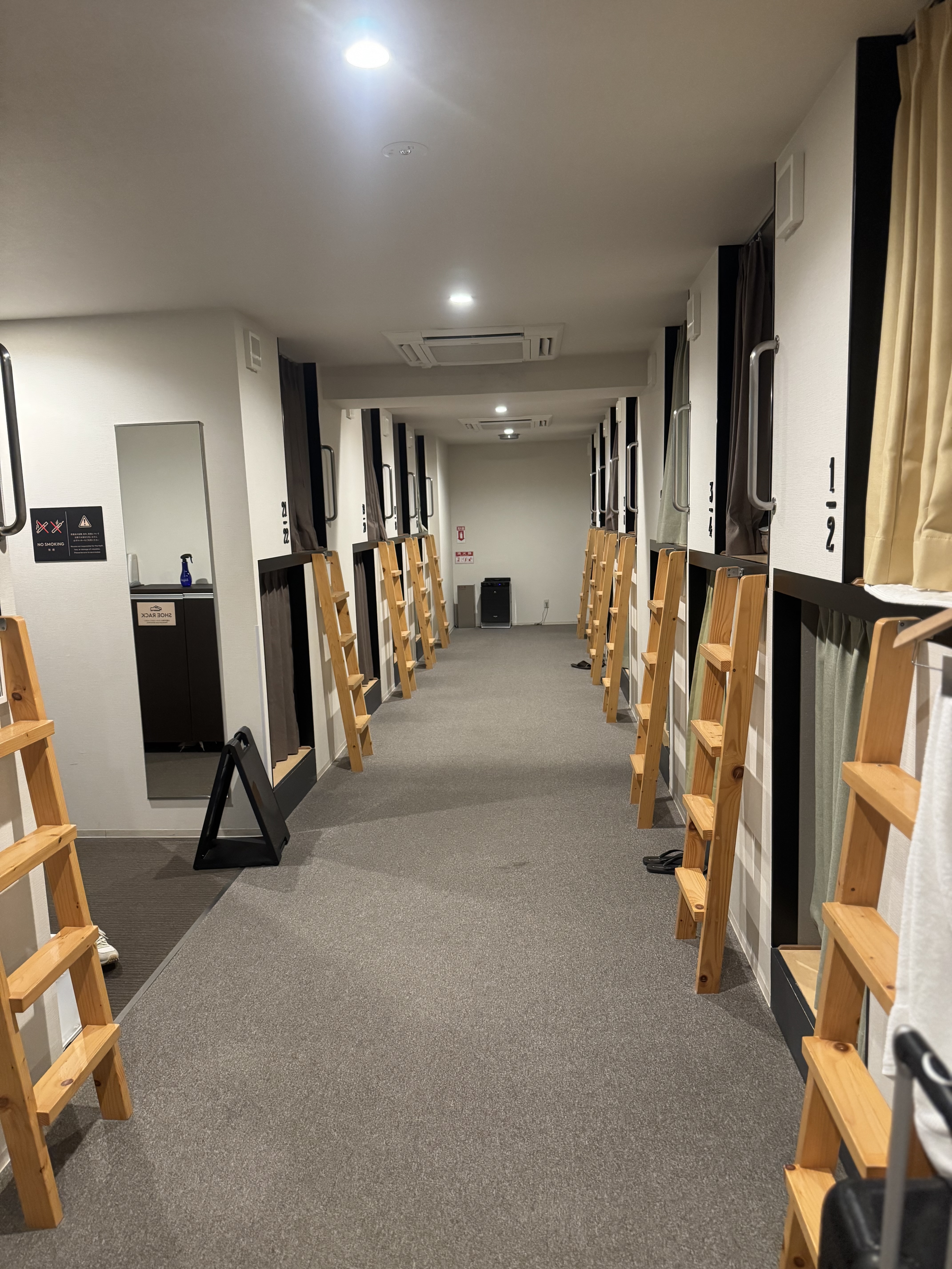 Osaka capsule hotel